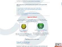 Tablet Screenshot of crystalacarte.com
